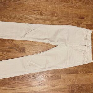 Cream Mother Jeans
